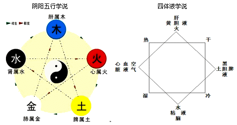 自然哲学医学模式 古代朴素的唯物论和辨证论为指导