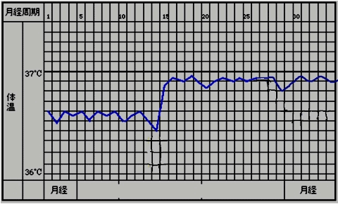 基础体温测定 双相型体温的妇女,高温相持续18日不降,早孕的可能性大